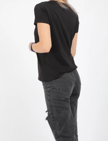 Tricou Reserved, negru, S