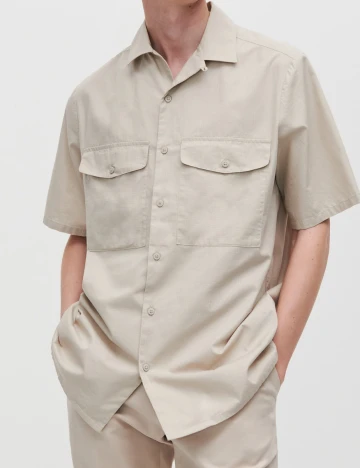 Camasa Reserved, crem, S