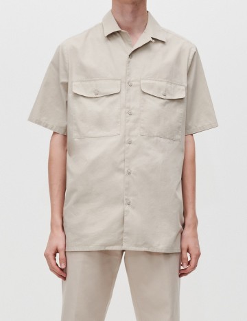 Camasa Reserved, crem, S