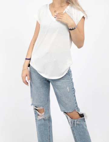Bluza Reserved, alb, L
