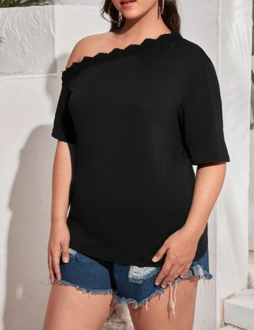 Bluza SHEIN CURVE, negru, 0 XL