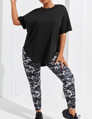 Tricou SHEIN CURVE, negru, 0 XL