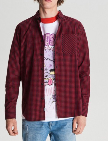 Camasa CROPP, rosu, S