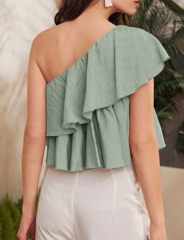 Top SHEIN, verde, M