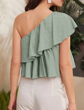 Top SHEIN, verde, M