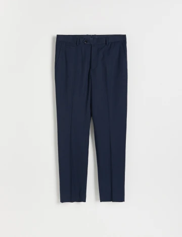 Pantaloni Reserved, bleumarin, 48