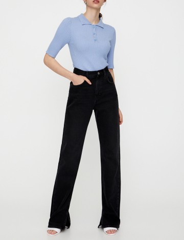Bluza Pull&Bear, bleu, L