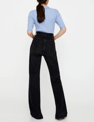 Bluza Pull&Bear, bleu, L Albastru