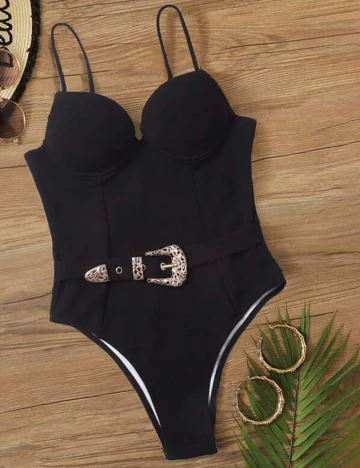 Costum de baie SHEIN, negru