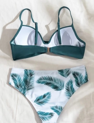 Costum de baie SHEIN, turcoaz, L
