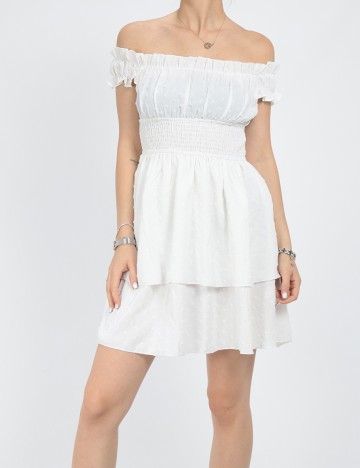 Rochie scurta SHEIN, alb, XS