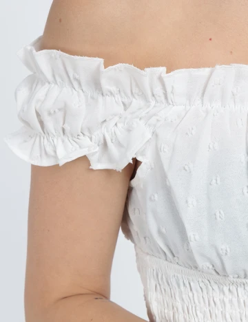 Rochie scurta SHEIN, alb, XS