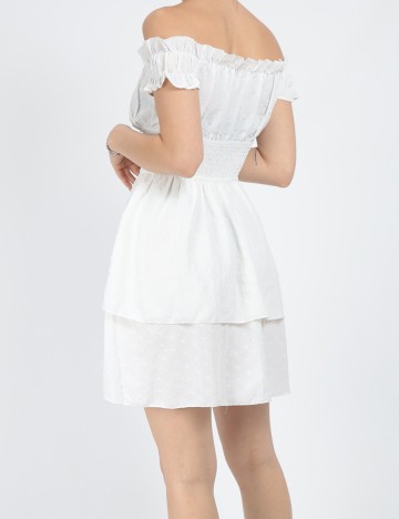 Rochie scurta SHEIN, alb, XS
