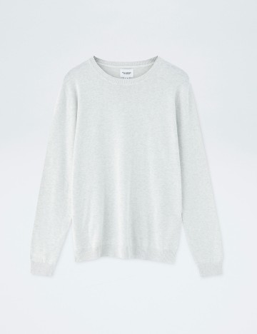 Bluza Pull&Bear, gri, L