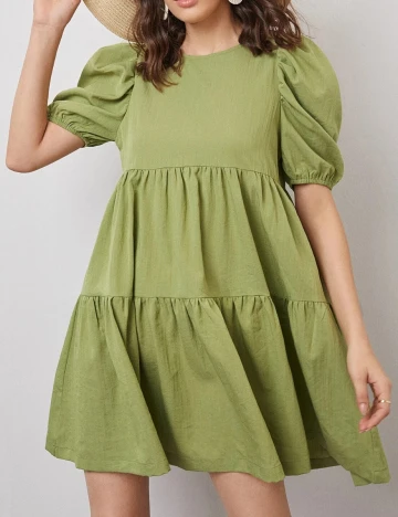 Rochie scurta SHEIN, verde, XL Verde