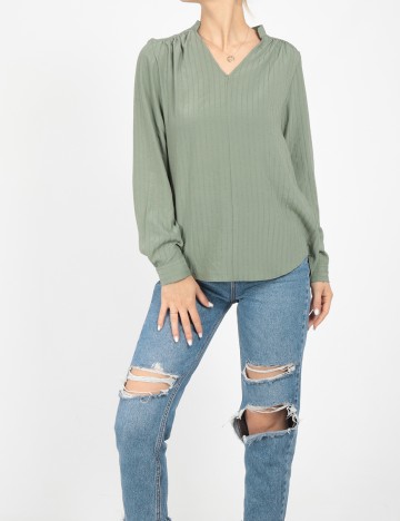 Bluza Reserved, verde, 34