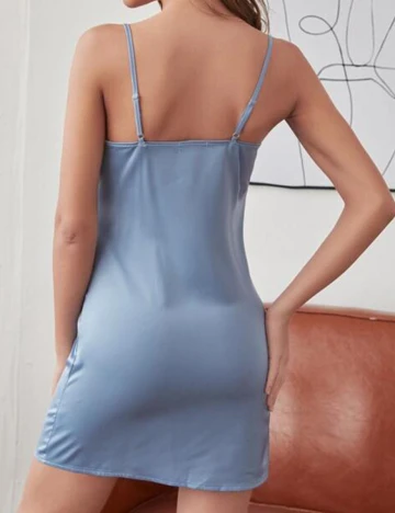 Rochie scurta SHEIN, albastru, XS