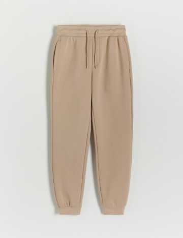Pantaloni Reserved, crem, XXL