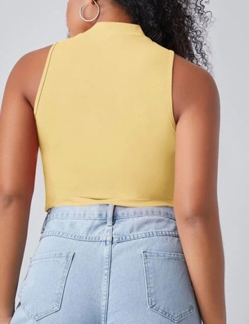 Top SHEIN CURVE, galben, 2XL