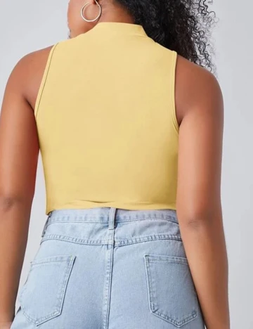 Top SHEIN CURVE, galben, 2XL