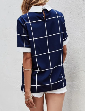 Camasa SHEIN, bleumarin, S