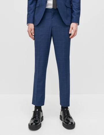Pantaloni Reserved, bleumarin, 50 Albastru