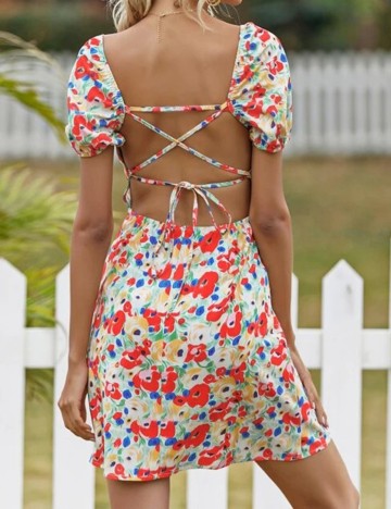 Rochie scurta SHEIN, mix culori, S