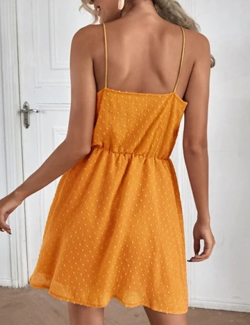 Rochie scurta SHEIN, mustar, M