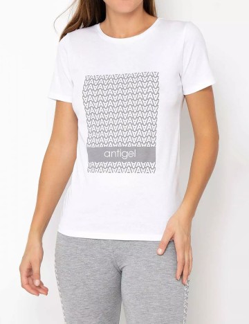 Tricou Antigel, alb, L