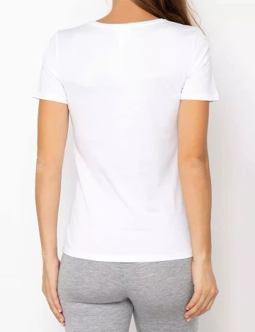 Tricou Antigel, alb, L