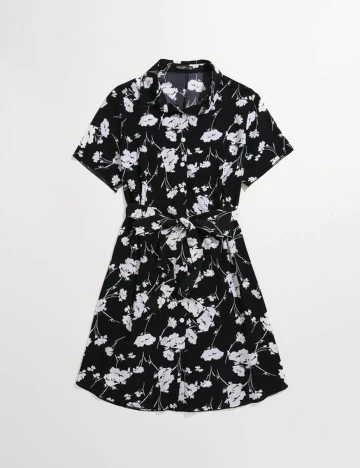 Rochie scurta SHEIN CURVE, negru, 4XL Negru