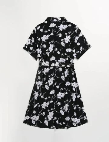 Rochie scurta SHEIN CURVE, negru, 4XL Negru