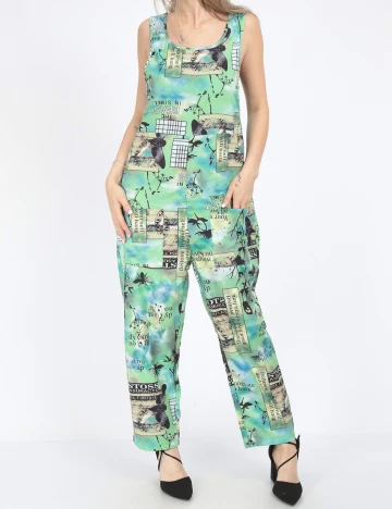 Salopeta Emery Rose, verde, M