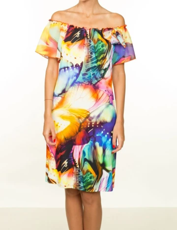 Rochie de plaja Antigel, mix culori