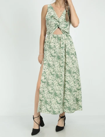 Rochie lunga SHEIN, verde, S Verde