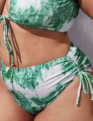 Chilot de baie SHEIN CURVE, verde, 2XL