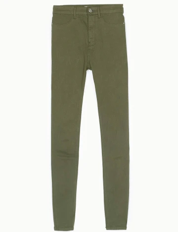 Blugi Stradivarius, kaki, 32 Verde