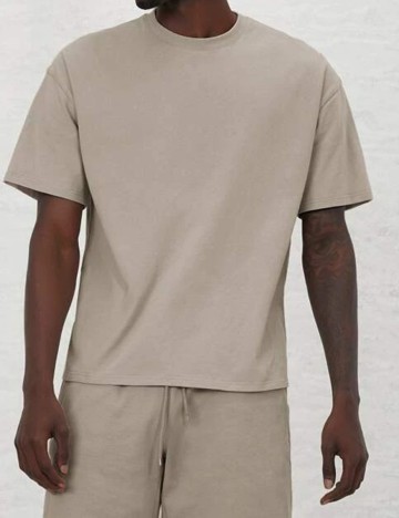 Tricou SHEIN, bej, S