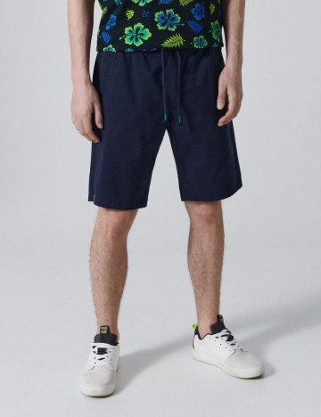 Pantaloni scurti CROPP, bleumarin, 32