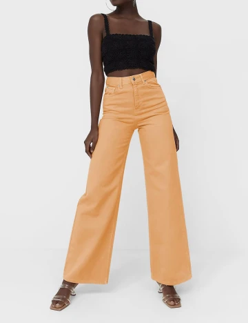 Top Stradivarius, negru, XS