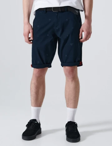 Pantaloni Scurti CROPP, bleumarin, 28