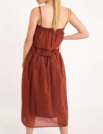 Rochie medie Pimkie, maro