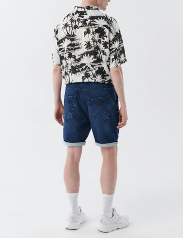 Pantaloni Scurti CROPP, bleumarin, 28