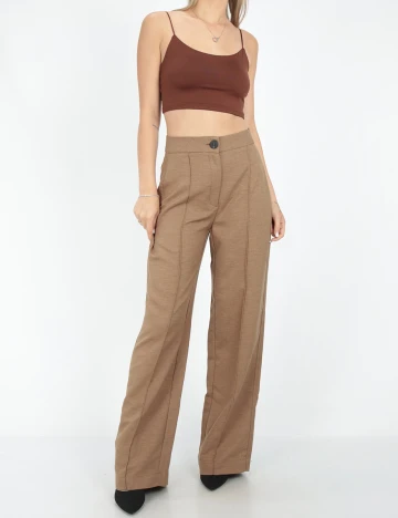Pantaloni Bershka, maro, 36