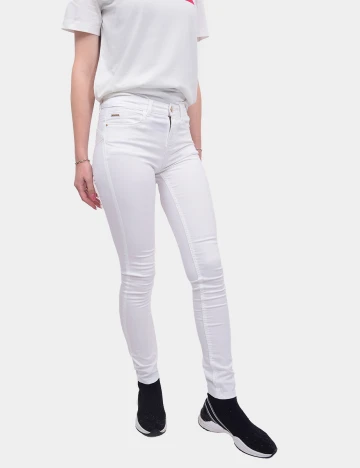 Blugi Stradivarius, alb, 34