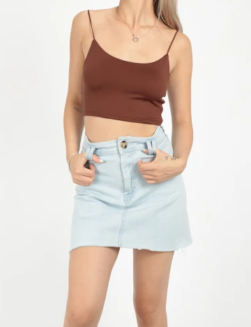 Top Bershka, maro, M