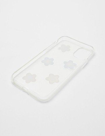 Husa iPhone Bershka, alb, ONE SIZE