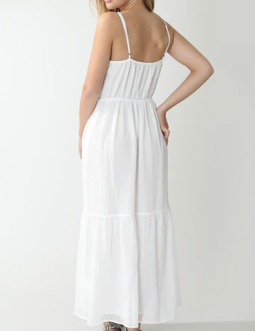 Rochie Lunga Pimkie, alb, 38
