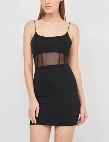 Rochie scurta Bershka, negru, XS