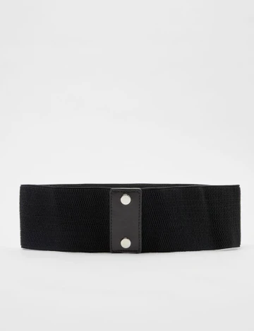 Curea Bershka, negru, 75